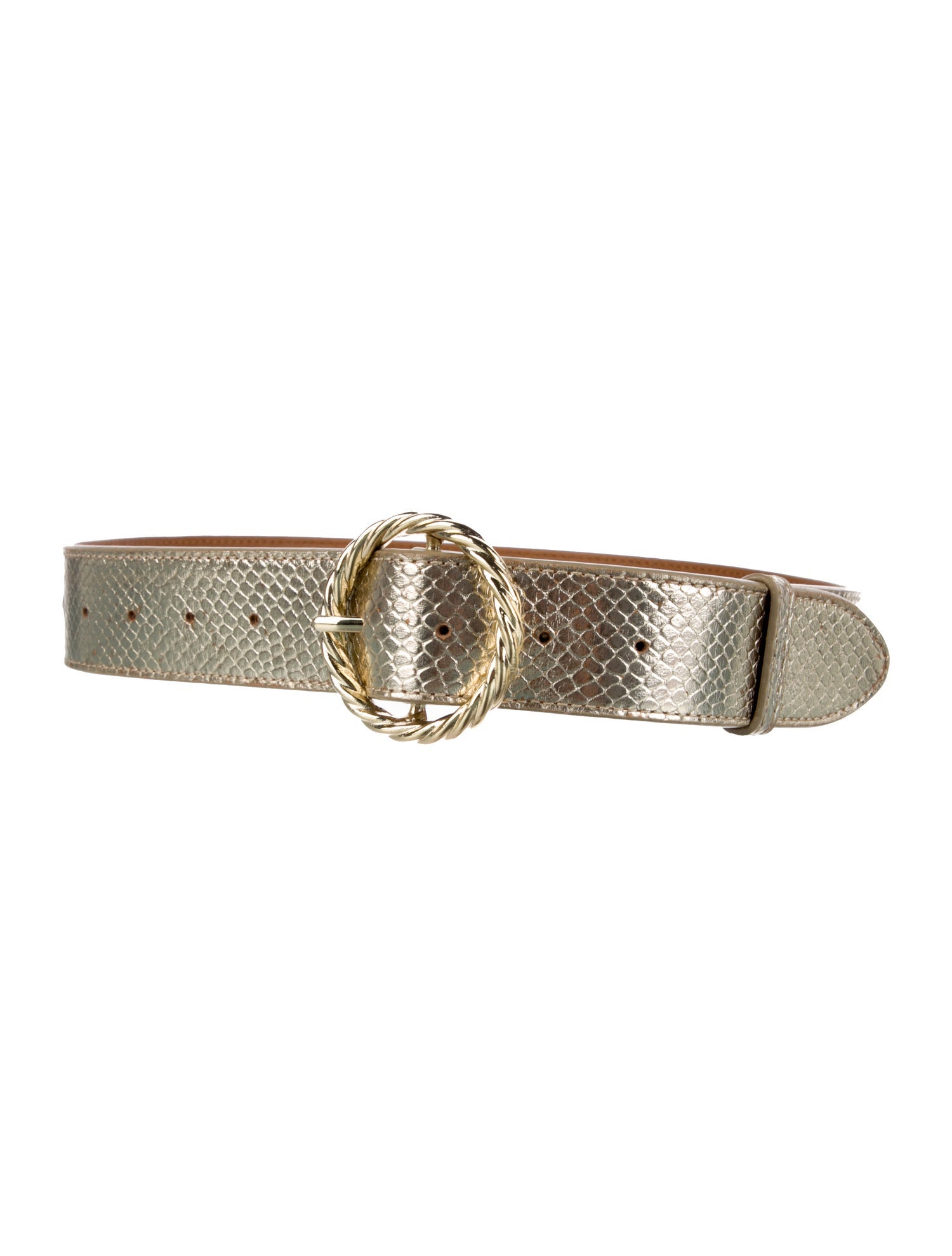 Loeffler Randall Snakeskin Belt