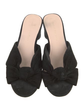 Loeffler Randall Suede Slides