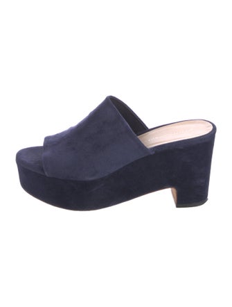 Loeffler Randall Velvet Slides