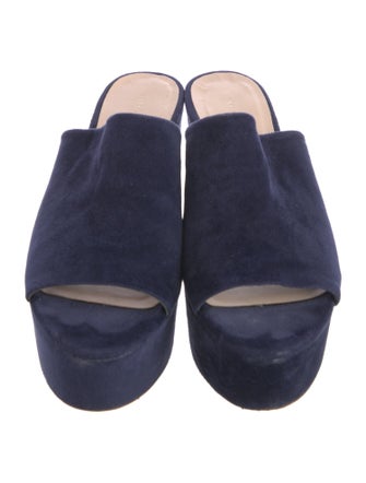 Loeffler Randall Velvet Slides