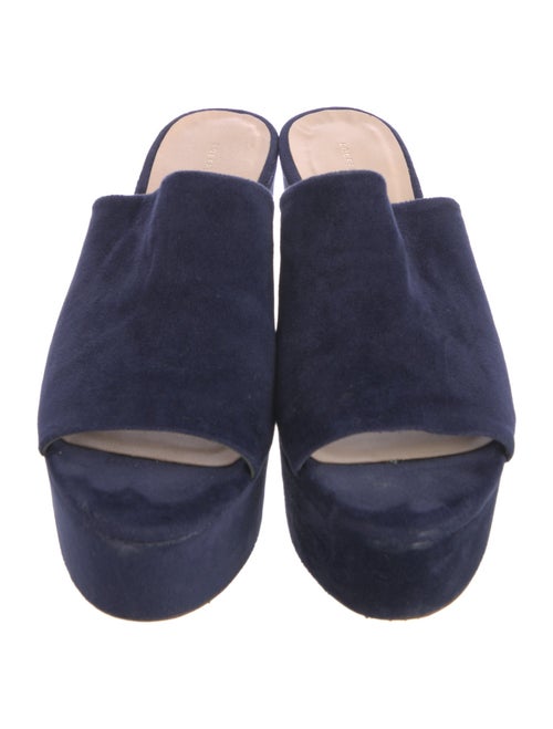 Loeffler Randall Velvet Slides