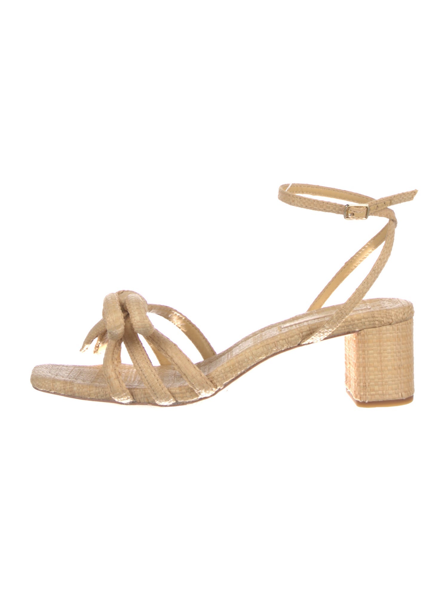 Loeffler Randall Straw Bow Accents Sandals