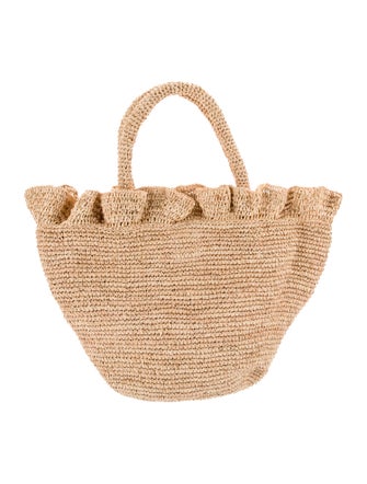 Loeffler Randall Raffia Bucket Bag