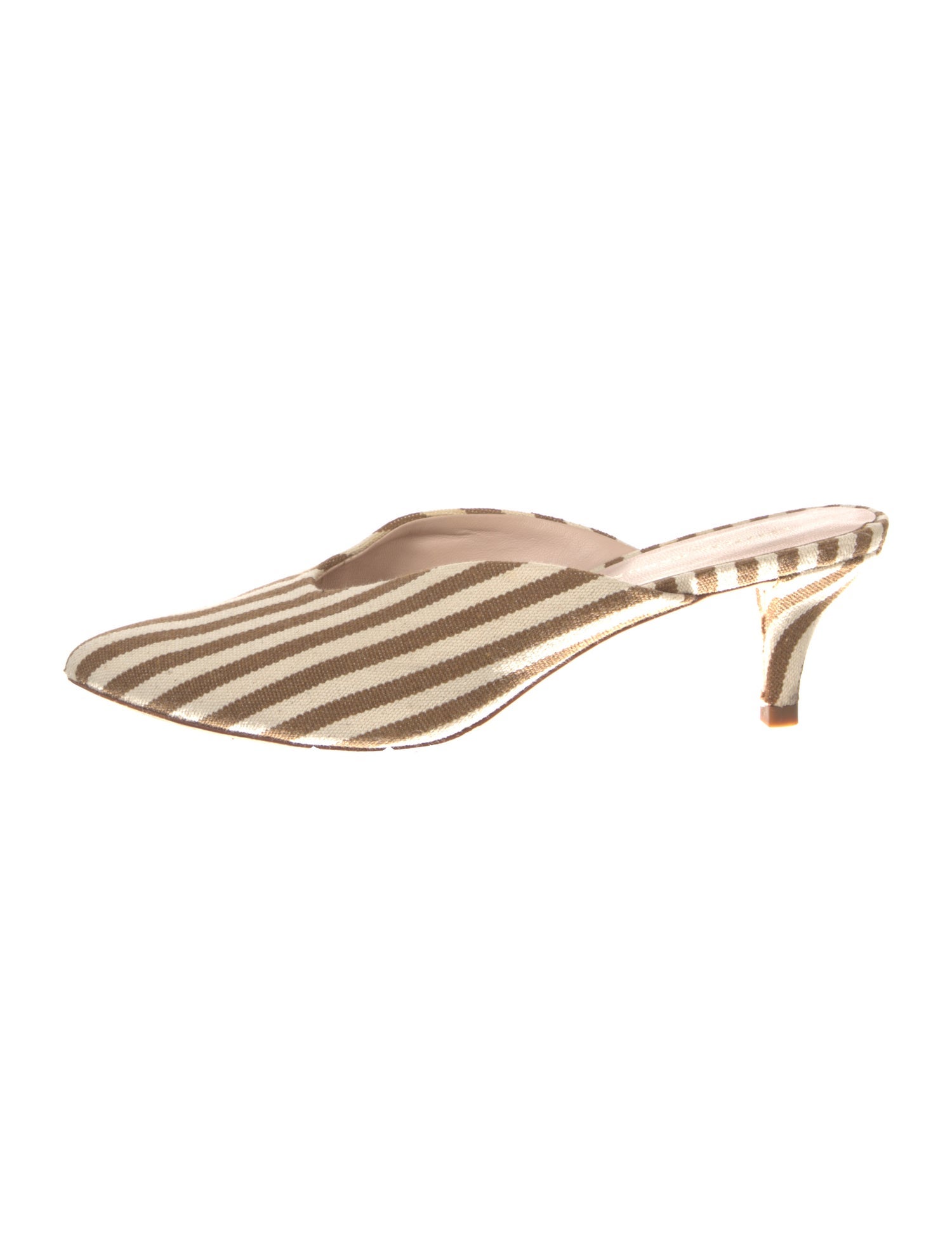 Loeffler Randall Canvas Striped Mules