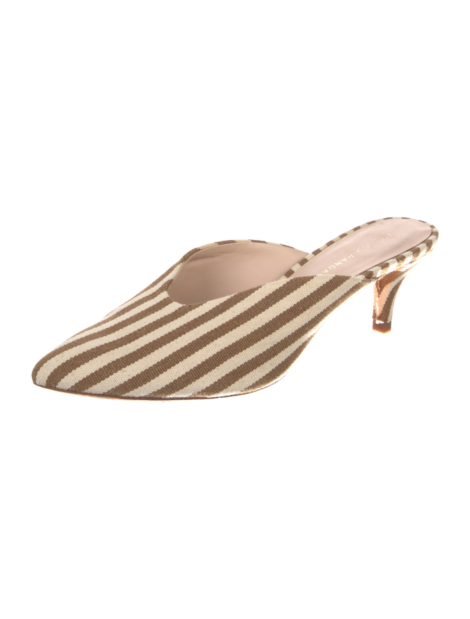 Loeffler Randall Canvas Striped Mules
