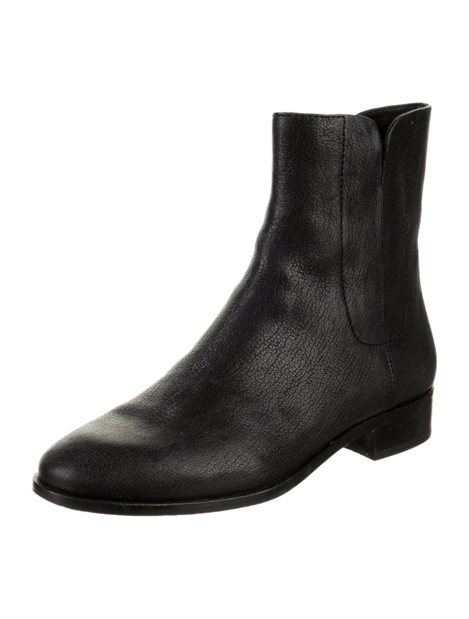 Loeffler Randall Leather Moto Boots