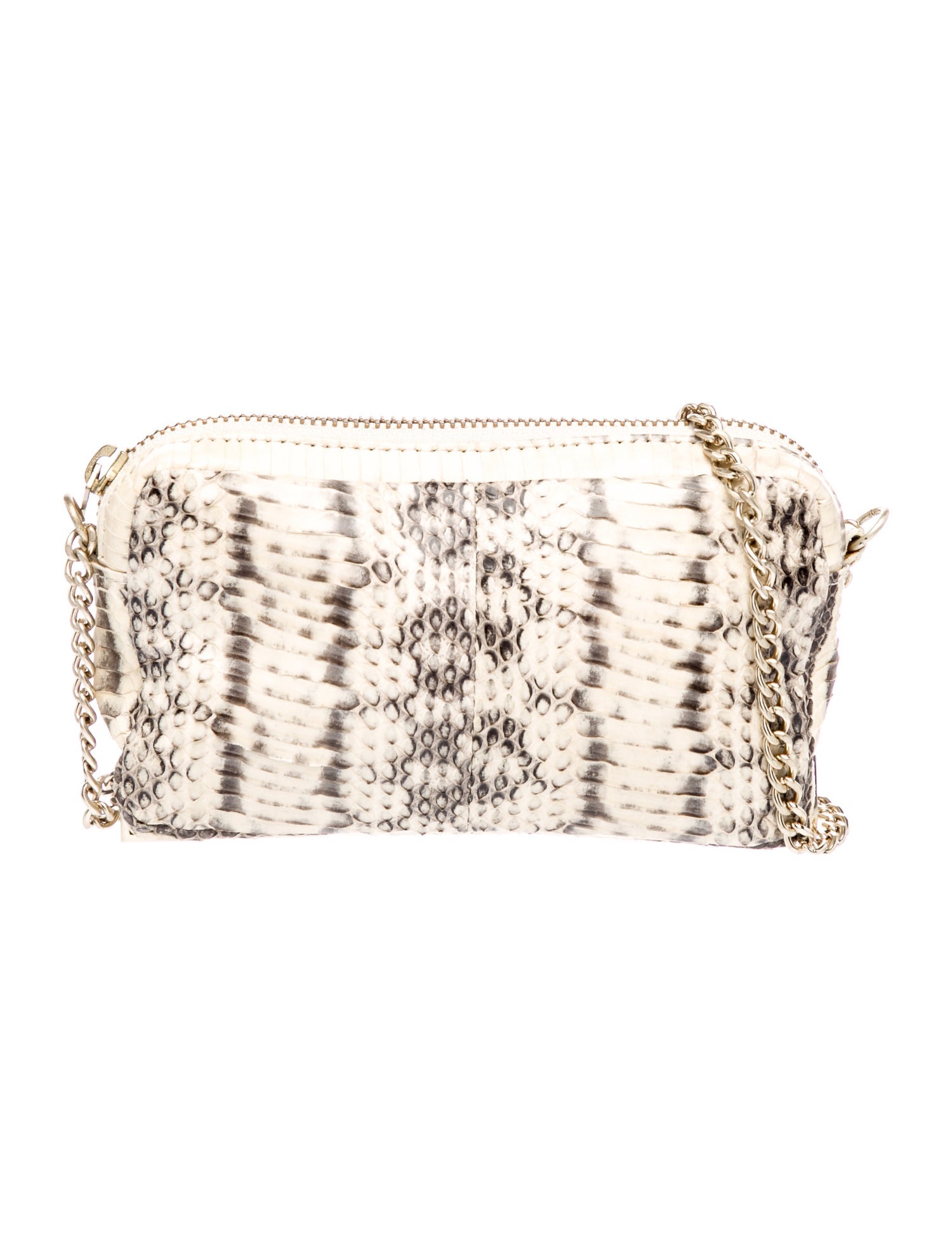 Loeffler Randall Snakeskin Clutch