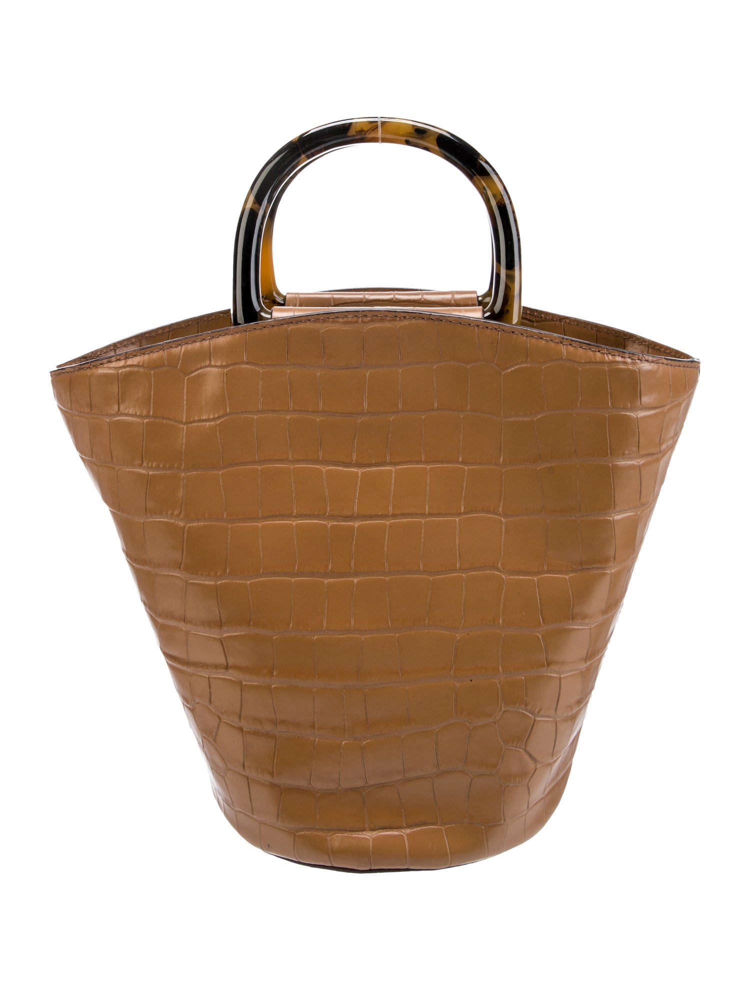 Loeffler Randall Embossed Leather Top Handle Bag