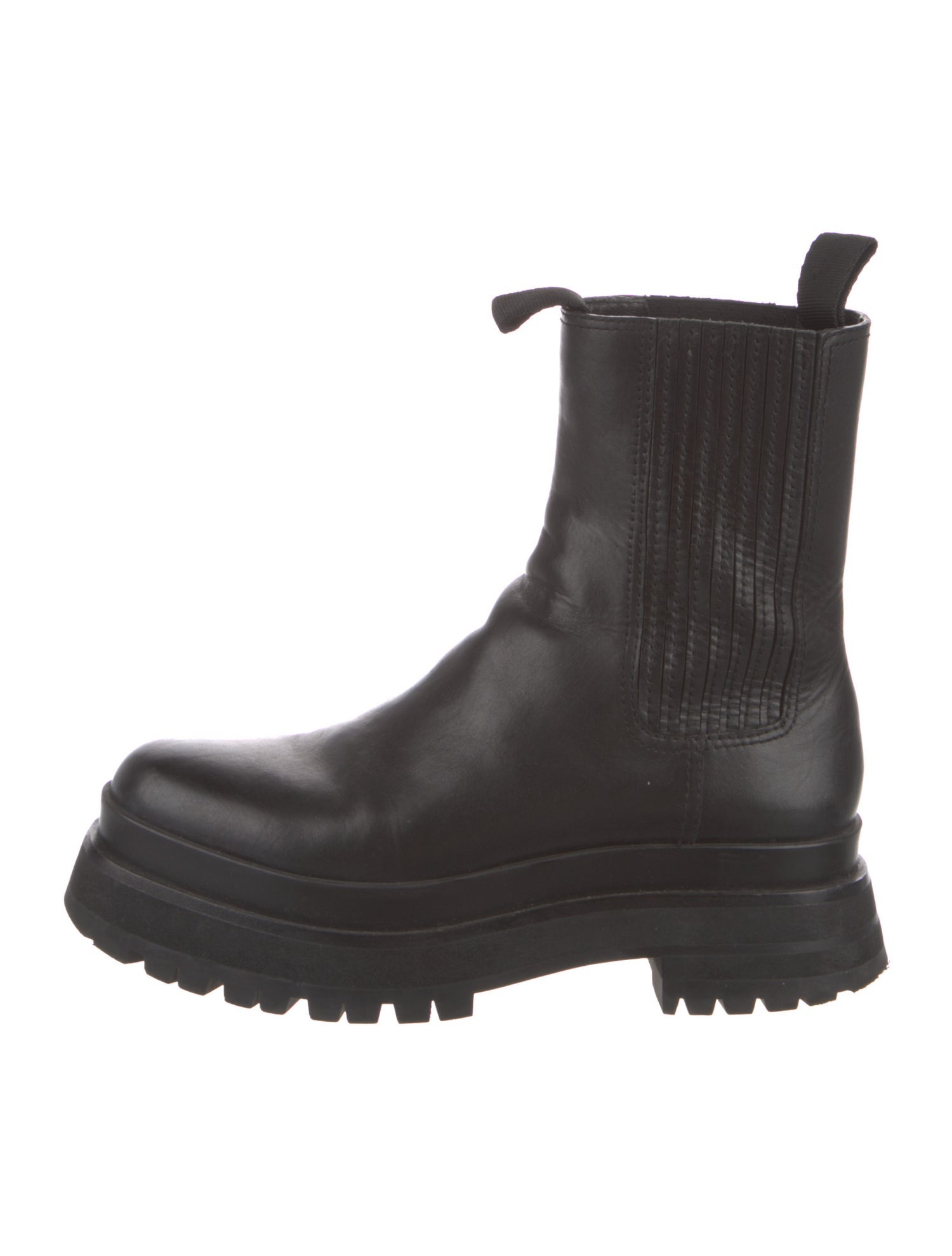 Loeffler Randall Leather Combat Boots