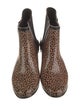 Loeffler Randall Rubber Animal Print Rain Boots