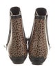 Loeffler Randall Rubber Animal Print Rain Boots