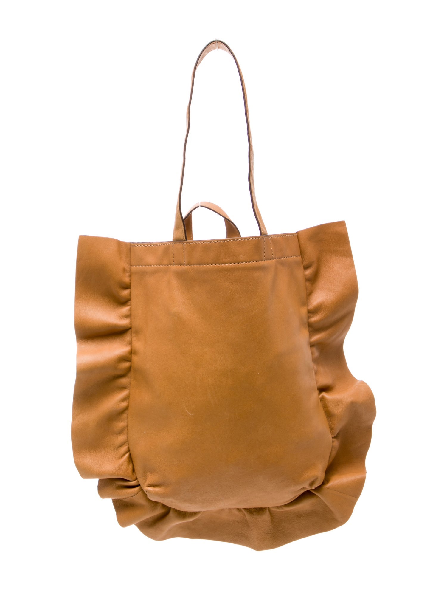 Loeffler Randall Leather Top Handle Bag