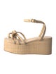 Loeffler Randall Raffia Bow Accents Espadrilles