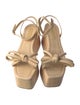 Loeffler Randall Raffia Bow Accents Espadrilles