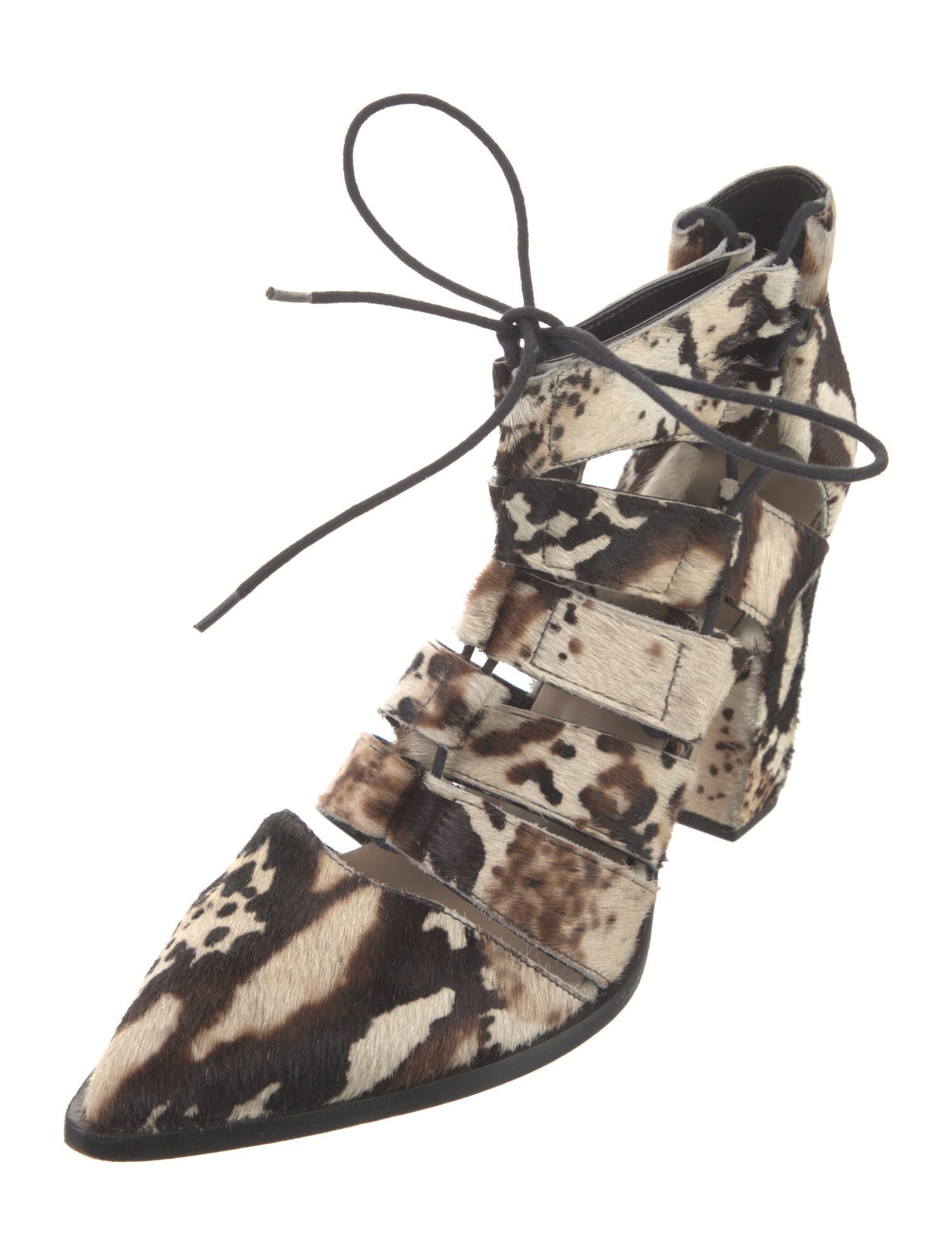 Loeffler Randall Ponyhair Animal Print Pumps