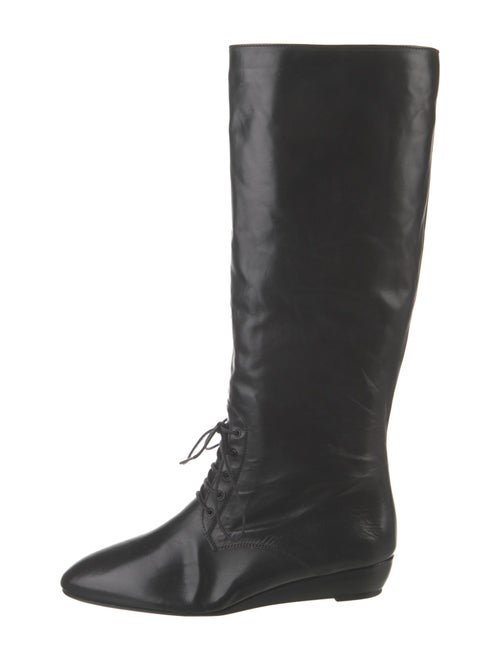 Loeffler Randall Leather Lace-Up Boots