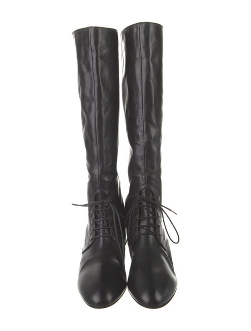 Loeffler Randall Leather Lace-Up Boots