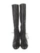 Loeffler Randall Leather Lace-Up Boots