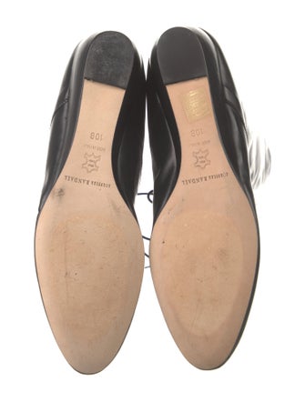 Loeffler Randall Leather Lace-Up Boots