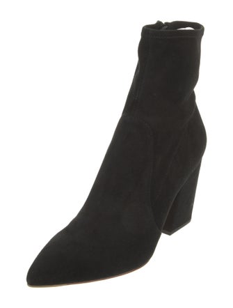 Loeffler Randall Suede Sock Boots
