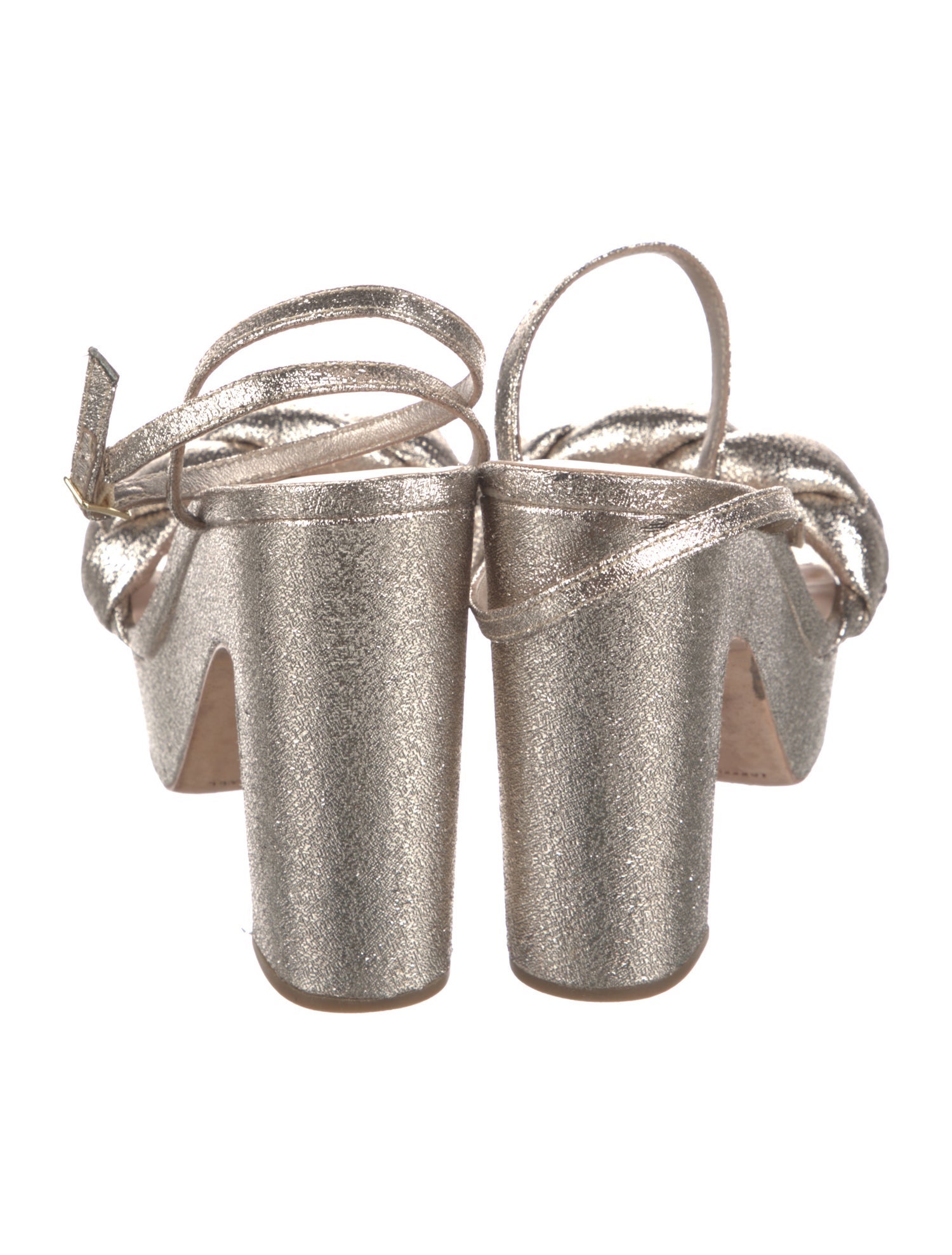 Loeffler Randall Leather Braided Accents Sandals