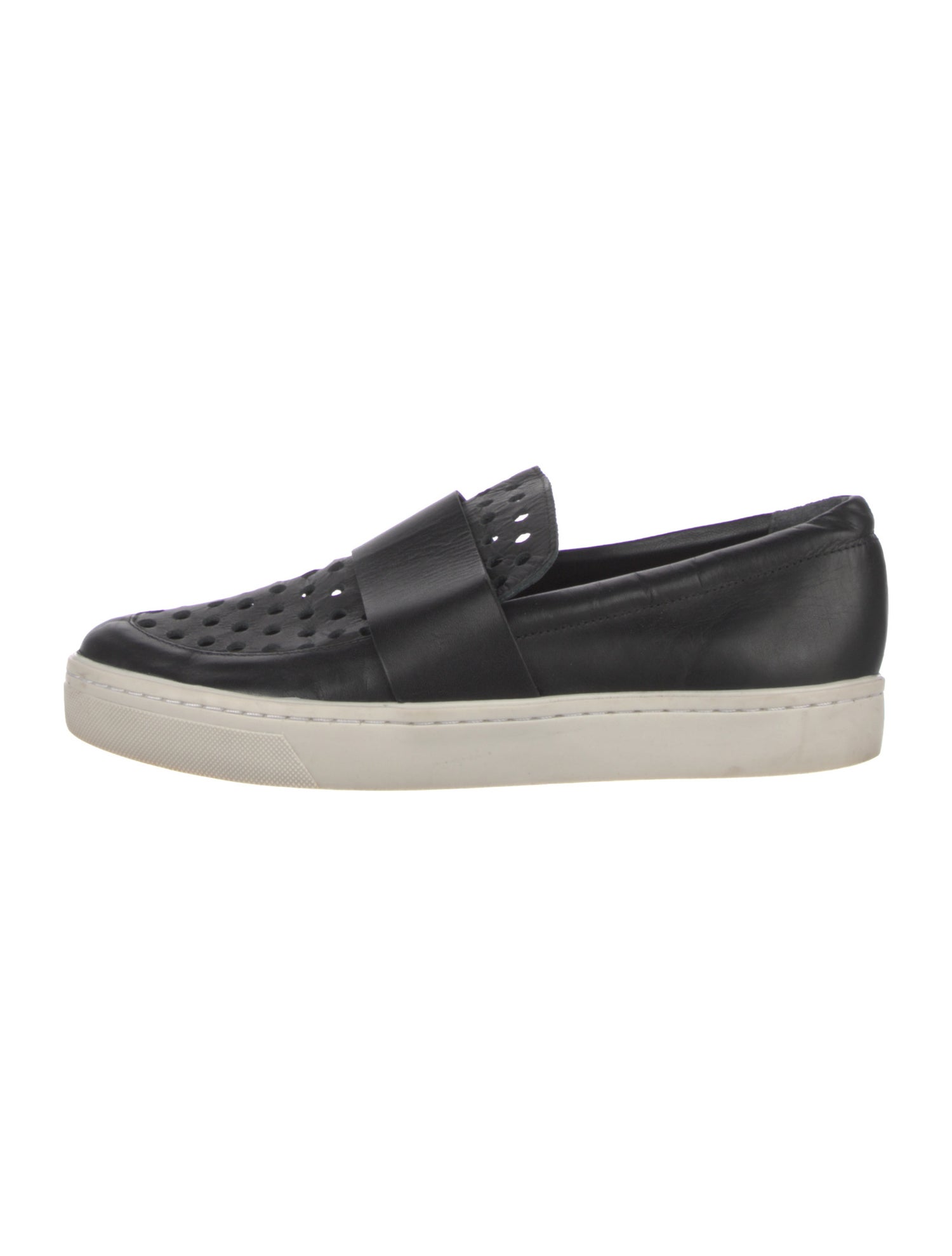 Loeffler Randall Leather Lasercut Accents Loafers