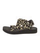 Loeffler Randall Canvas Animal Print Slides