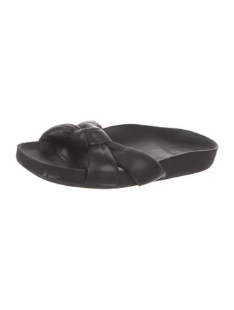 Loeffler Randall Leather Slides