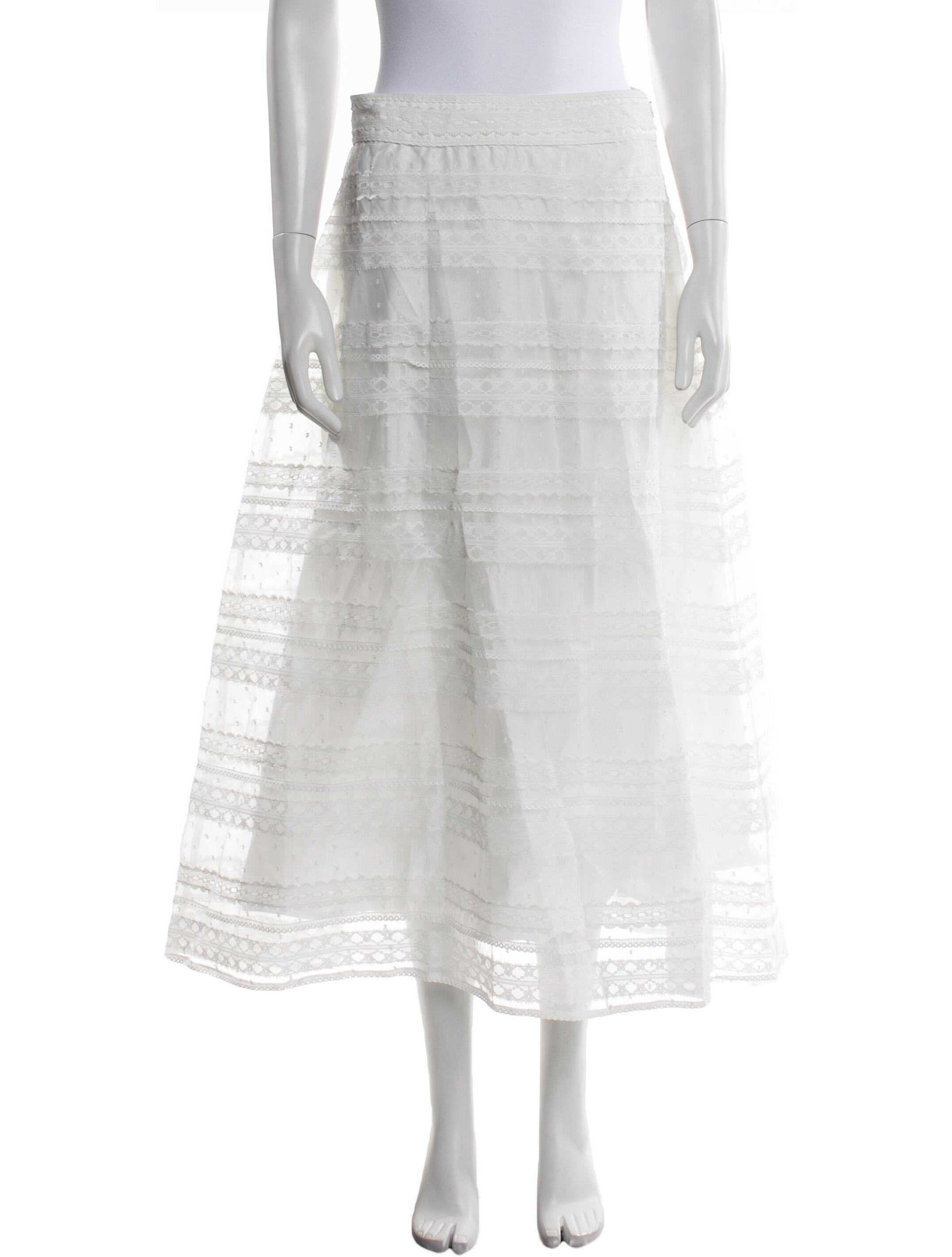 Loeffler Randall Midi Length Skirt