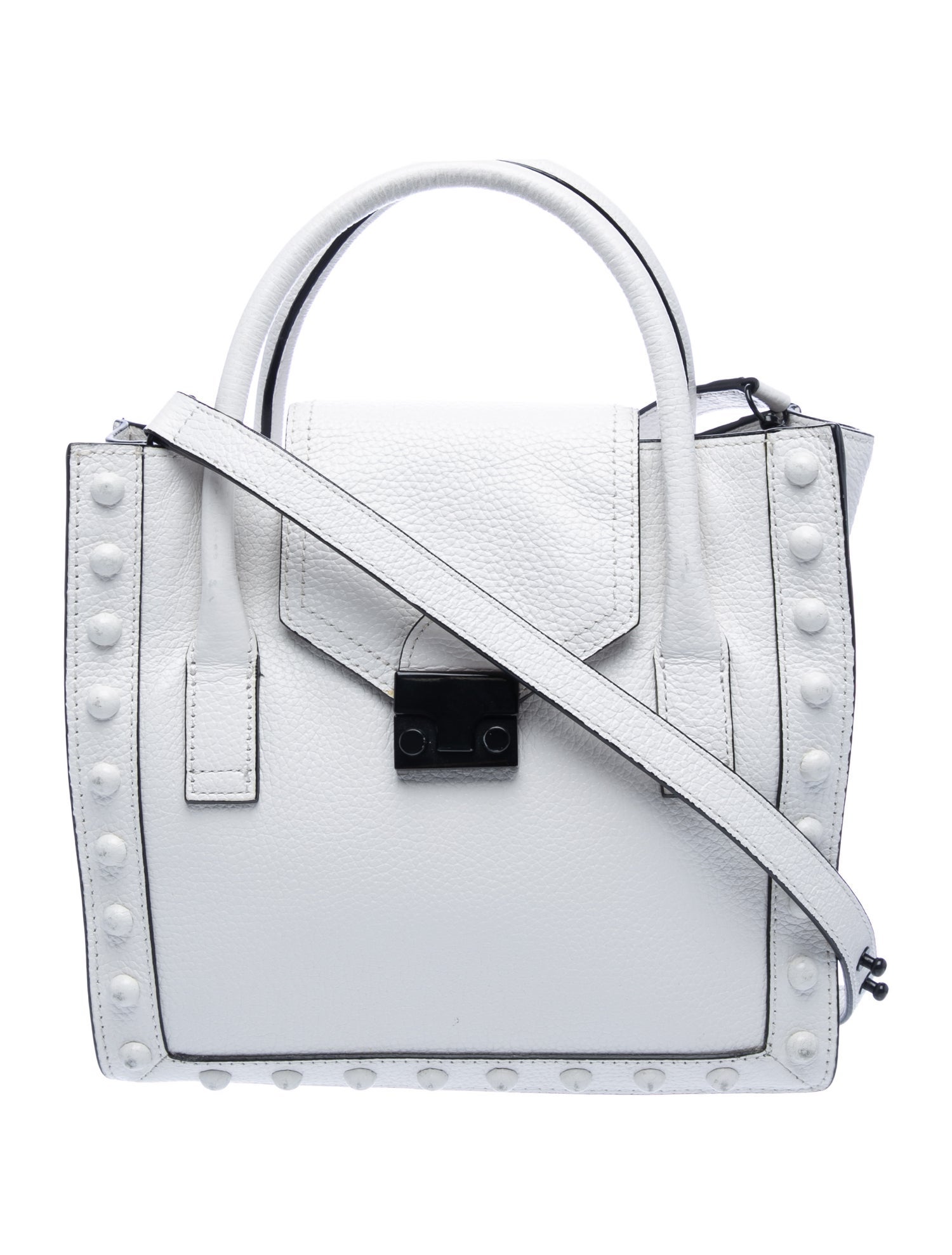 Loeffler Randall Leather Top Handle Bag