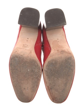 Loeffler Randall Leather Colorblock Pattern Sock Boots