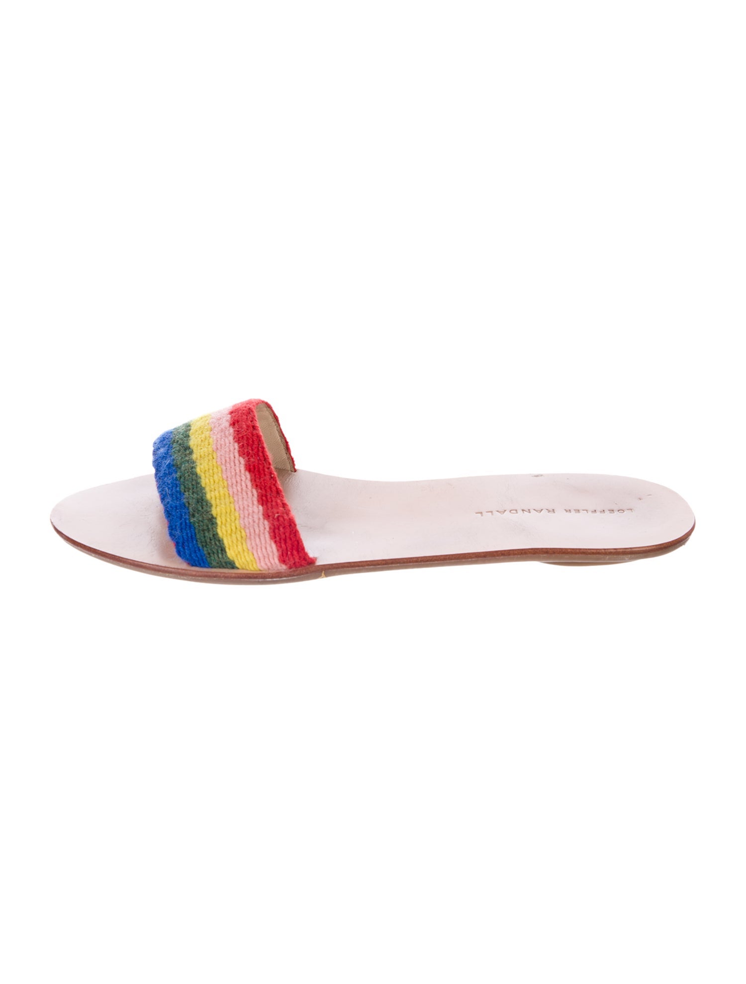 Loeffler Randall Striped Slides
