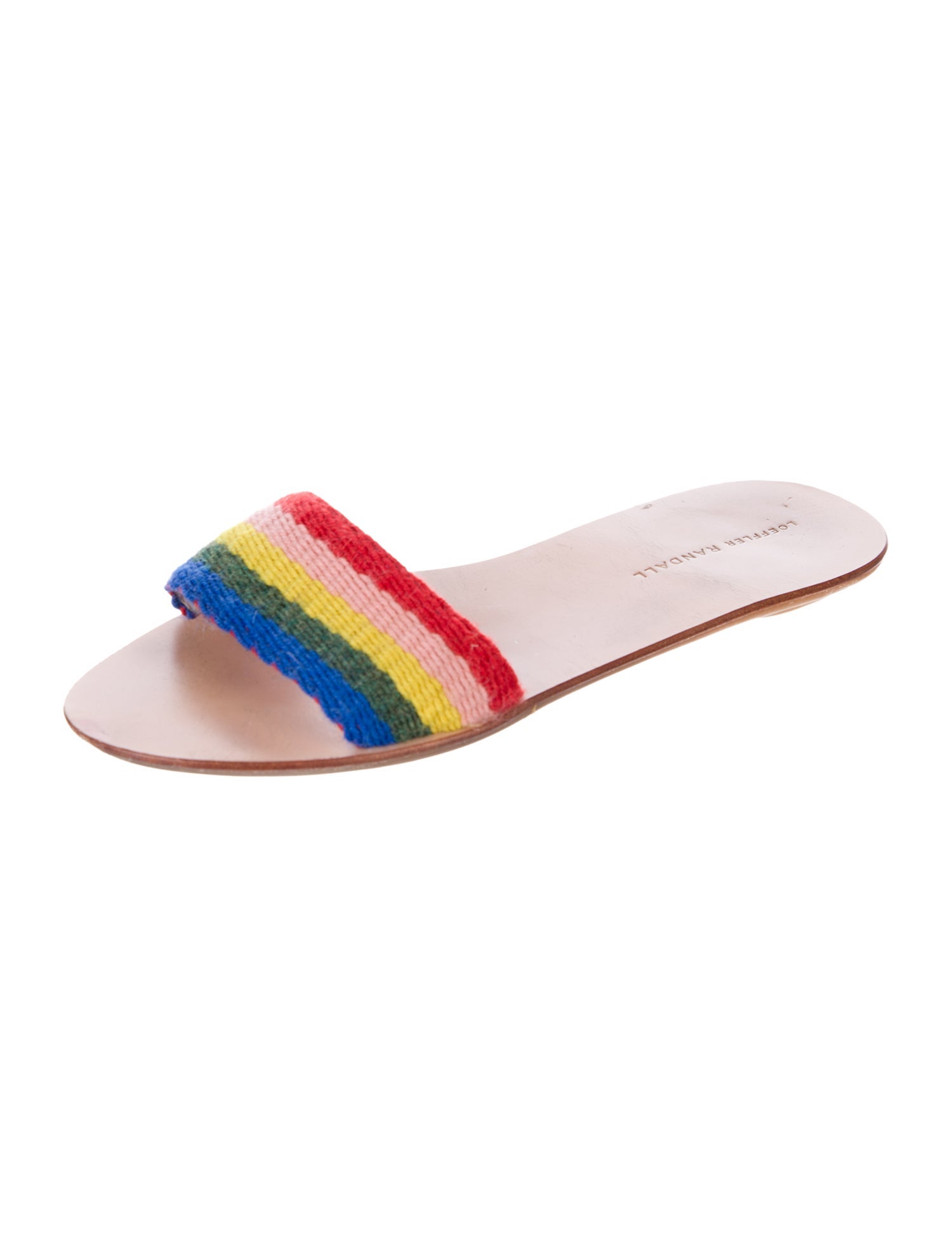 Loeffler Randall Striped Slides
