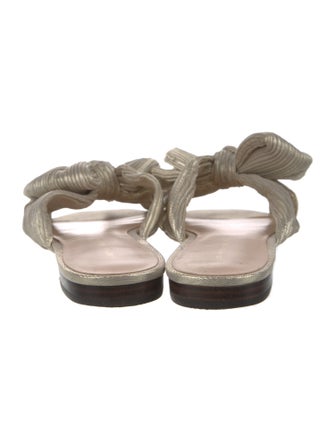 Loeffler Randall Nylon Bow Accents Slides