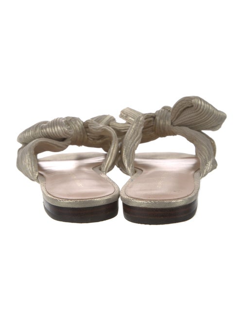 Loeffler Randall Nylon Bow Accents Slides