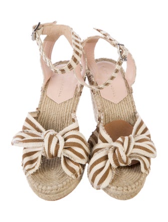 Loeffler Randall Canvas Striped Espadrilles