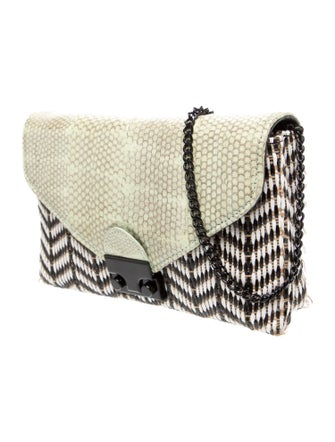 Loeffler Randall Raffia Evening Bag