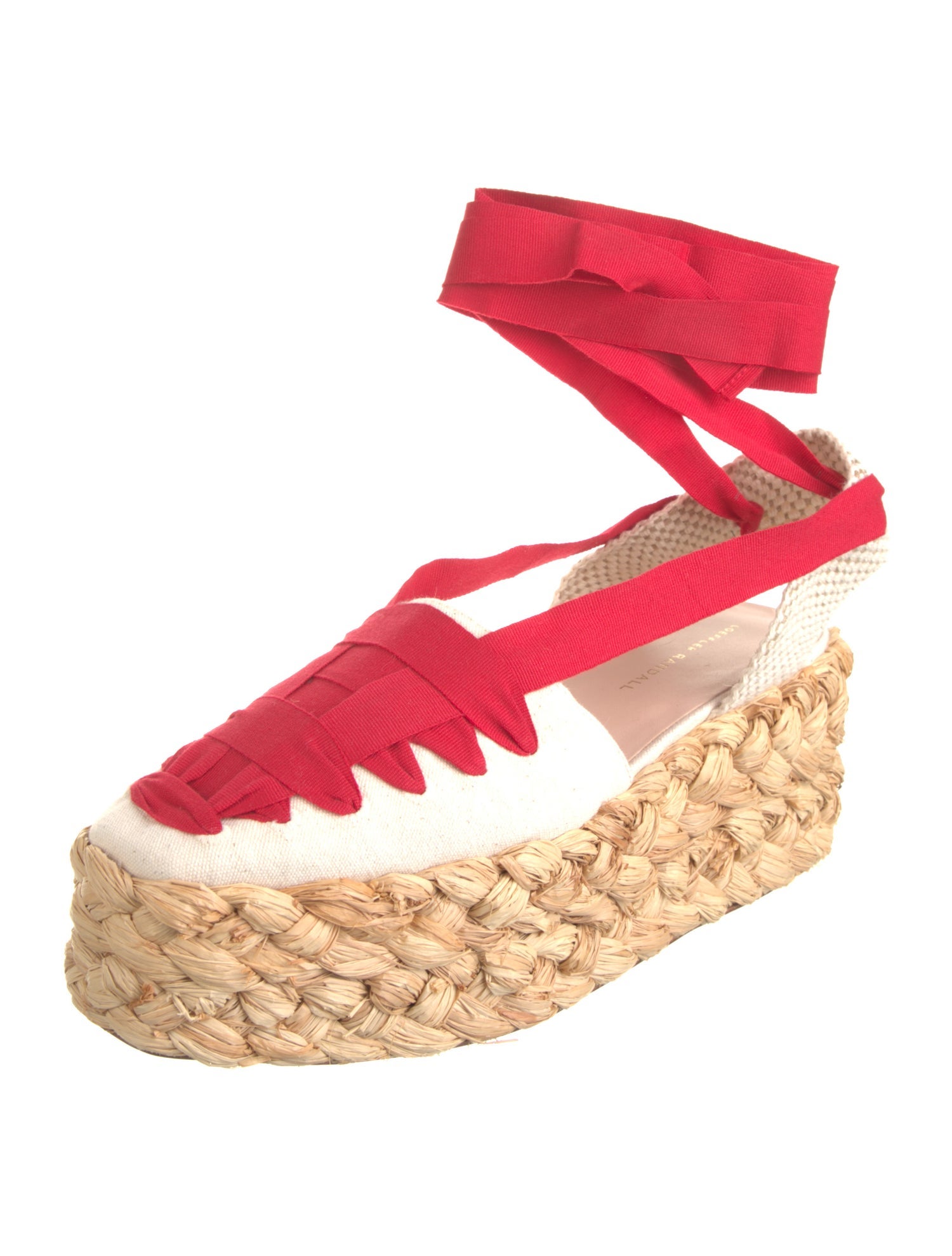 Loeffler Randall Canvas Colorblock Pattern Espadrilles