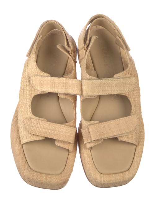 Loeffler Randall Straw Slingback Sandals