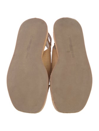 Loeffler Randall Straw Slingback Sandals