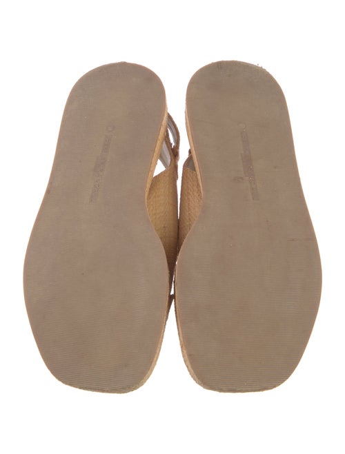 Loeffler Randall Straw Slingback Sandals