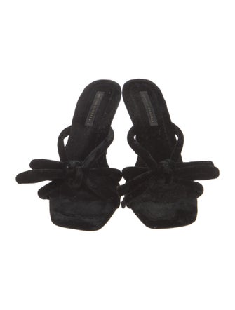 Loeffler Randall Velvet Slides