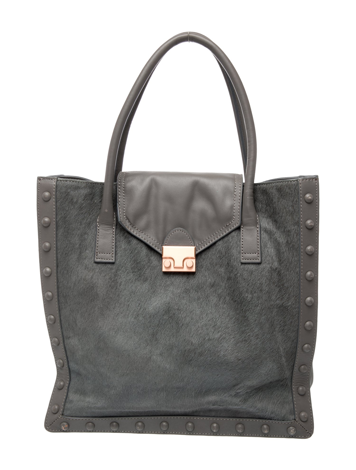 Loeffler Randall Leather Top Handle Bag