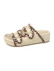 Loeffler Randall Raffia Animal Print Espadrilles