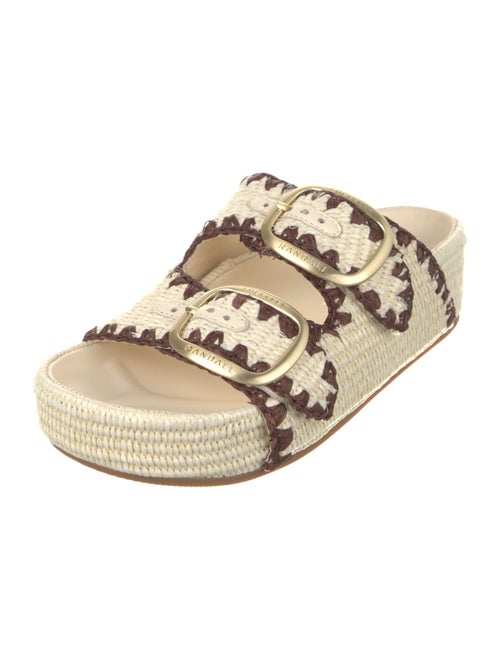 Loeffler Randall Raffia Animal Print Espadrilles