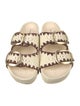 Loeffler Randall Raffia Animal Print Espadrilles