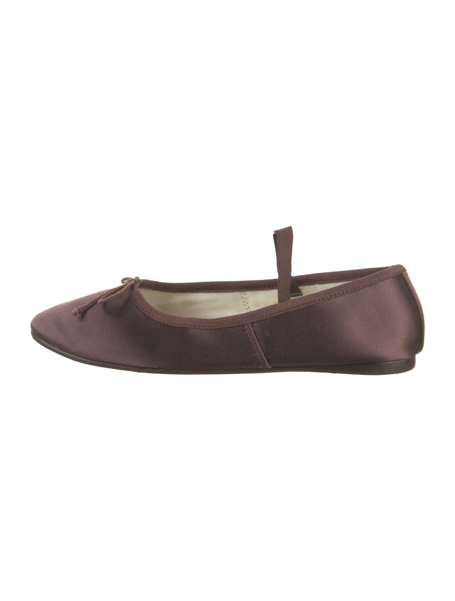 Loeffler Randall Satin Bow Accents Ballet Flats