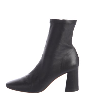 Loeffler Randall Leather Sock Boots