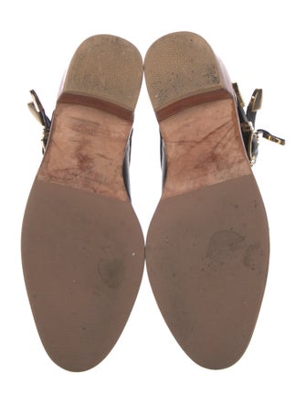 Loeffler Randall Leather Colorblock Pattern Lace-Up Boots