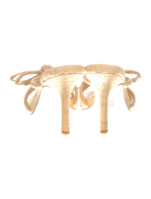 Loeffler Randall Straw Patterned Slides